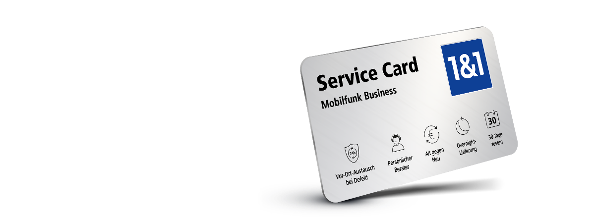 business service card mobile