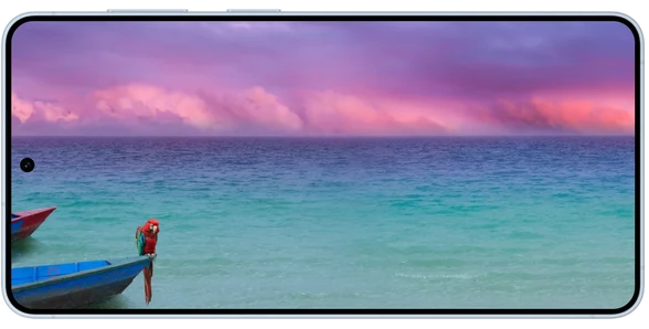 s26 plus meer lila hintergrundbild