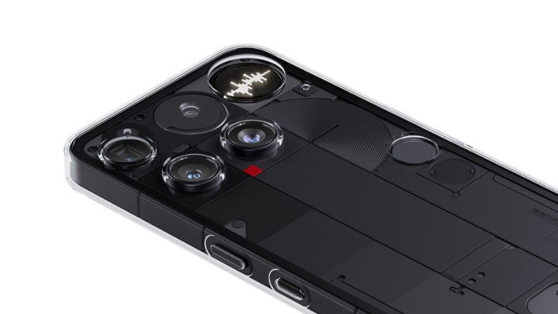 nothing phone 3 schwarz liegend rueckseite