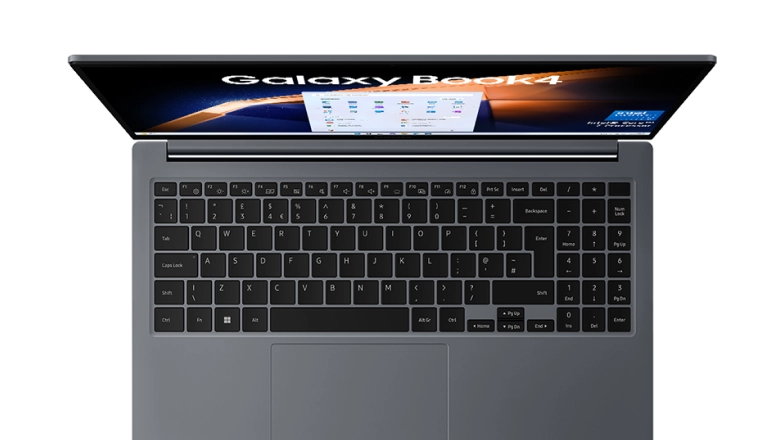 galaxy book 4 gray intel 7 right