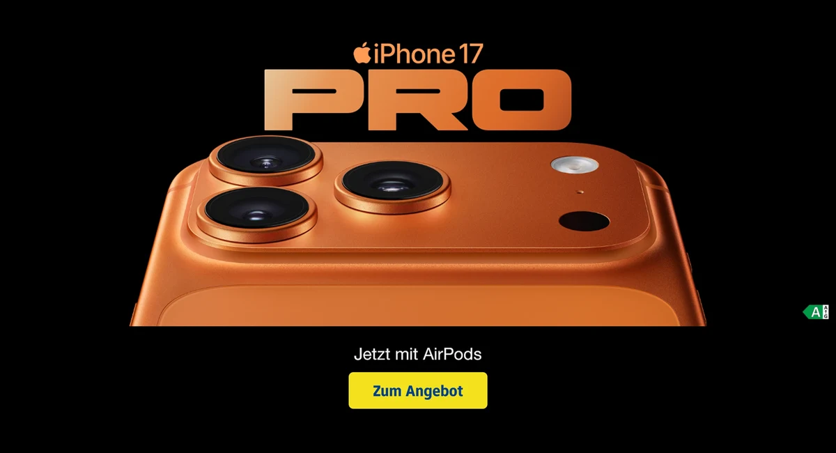 iphone17 pro jetzt mit airpods