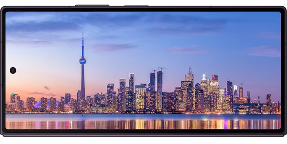 z fold8 ultra mit hintegrundbild skyline