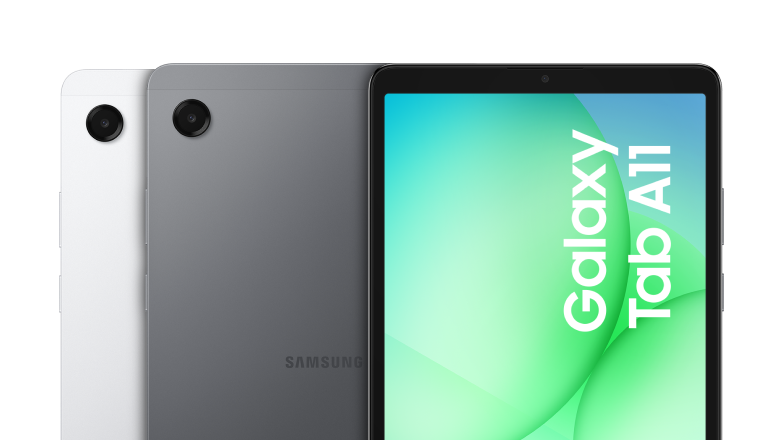 samsung galaxy tab a11 lte in silver und gray aufgereiht