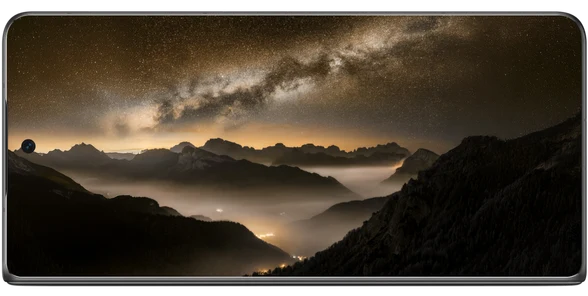 honor magic v5 querformat vorderseite