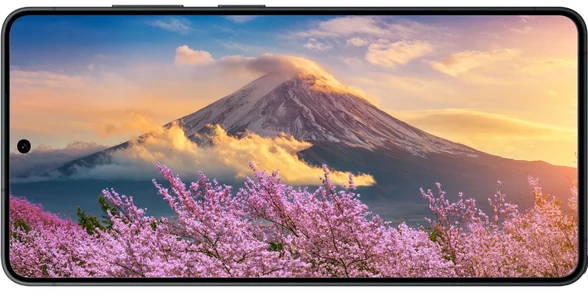 s26 ultra mit hintergrundbild berg fuji