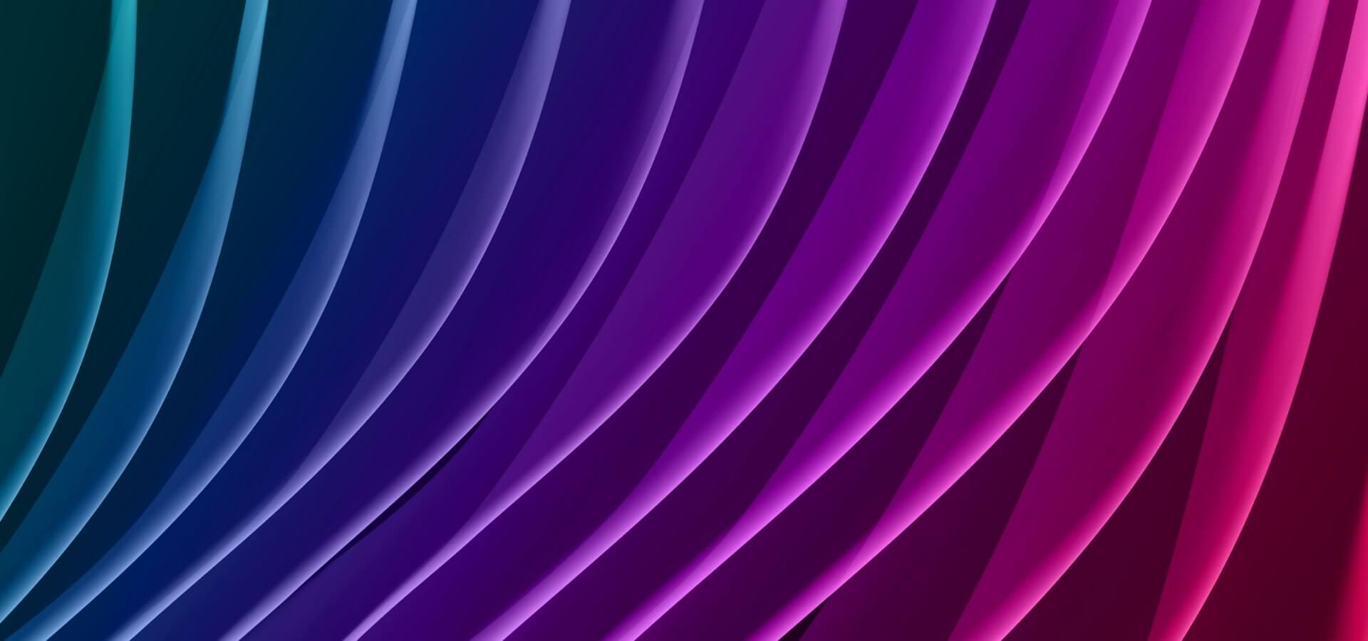 grafische lamellen von petrol bis rot