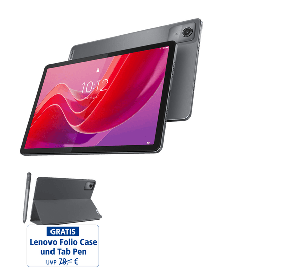 lenovo tab m11 mit gratis folio case und tab pen