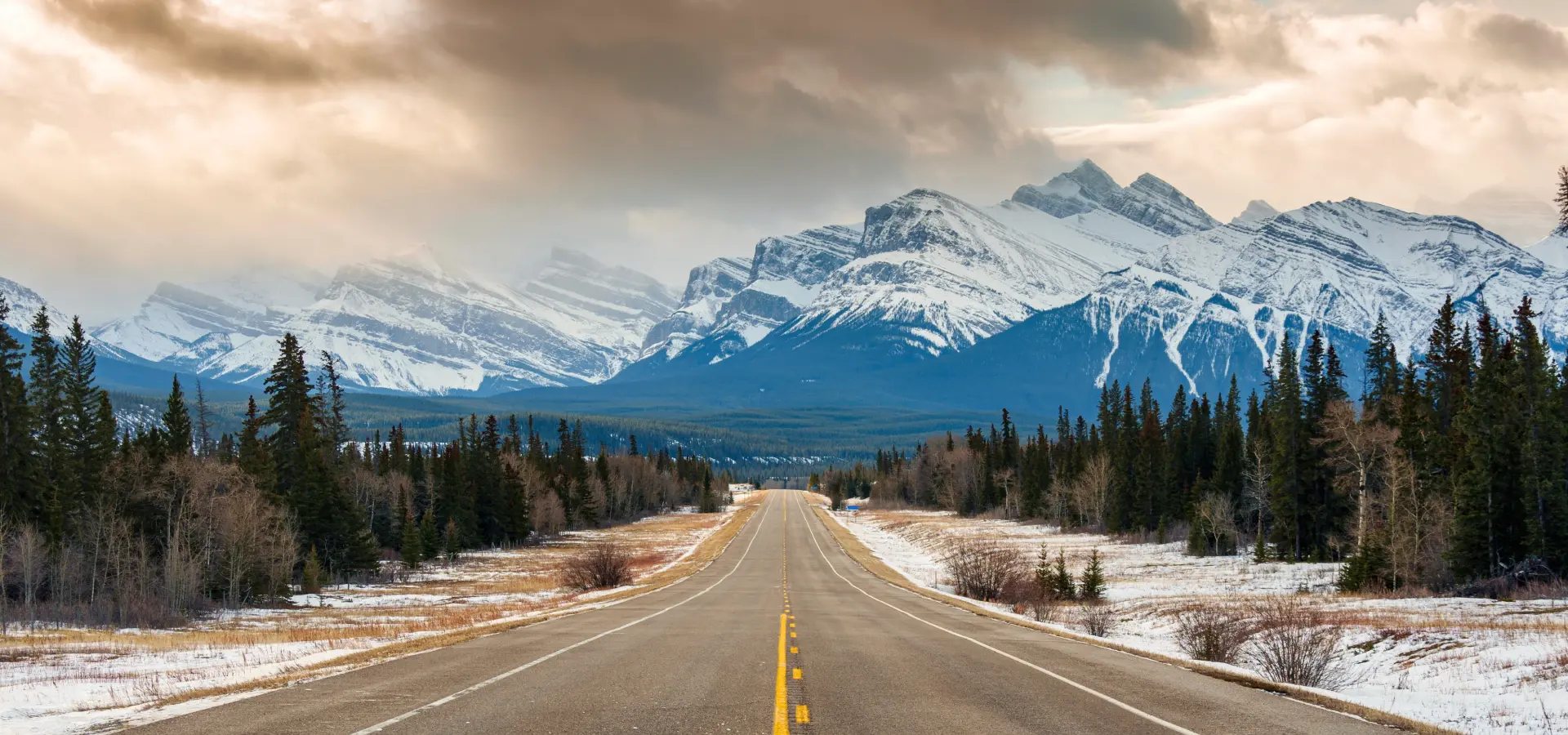 background mountains with snow