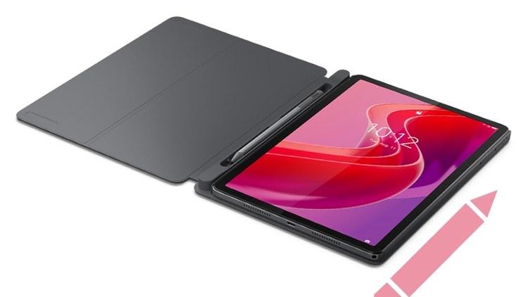 lenovo tab m11 lte mit folio case mit einsparung fuer pen lte