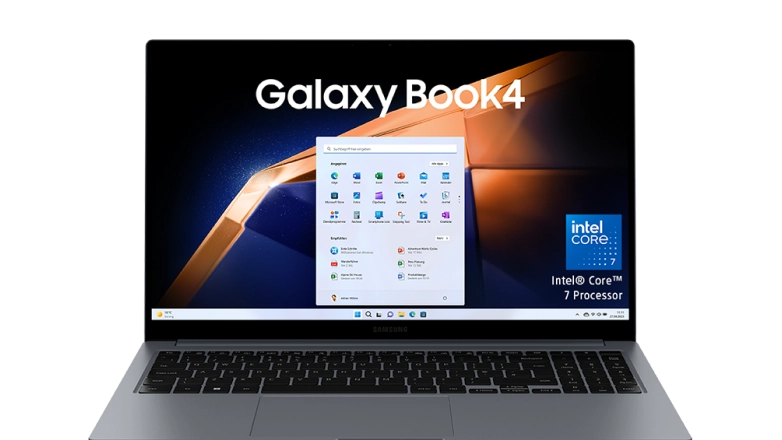 galaxy book 4 gray intel 7 duo