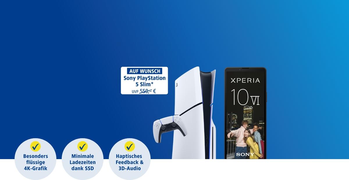 sony xperia reihe mit ps5 slim auf wunsch dazu | 1&1 sony xperia reihe mit ps5 slim auf wunsch dazu
